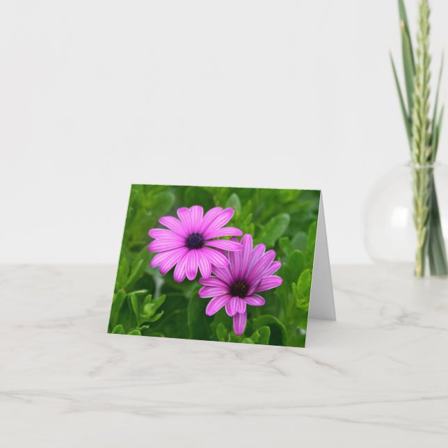 Cartão Notecard Purple Flower (Frente)
