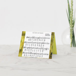 Cartão Notecard "Seja Você Minha Visão"