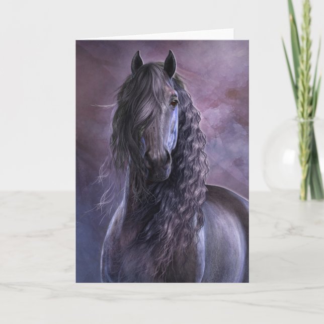 Cartão Notecard Sombra Preta (Frente)