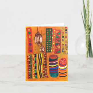 Cartão Notecard "Souk Marroquino"