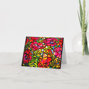 Cartão Notecard-Stained Glass-Louis Tiffany 17