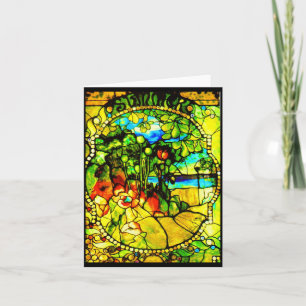 Cartão Notecard-Stained Glass-Tiffany 3