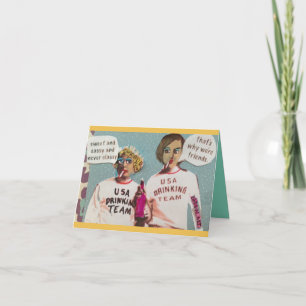 CARTÃO NOTECARD-SWEET AND SASSY AND NEVER CLASSY