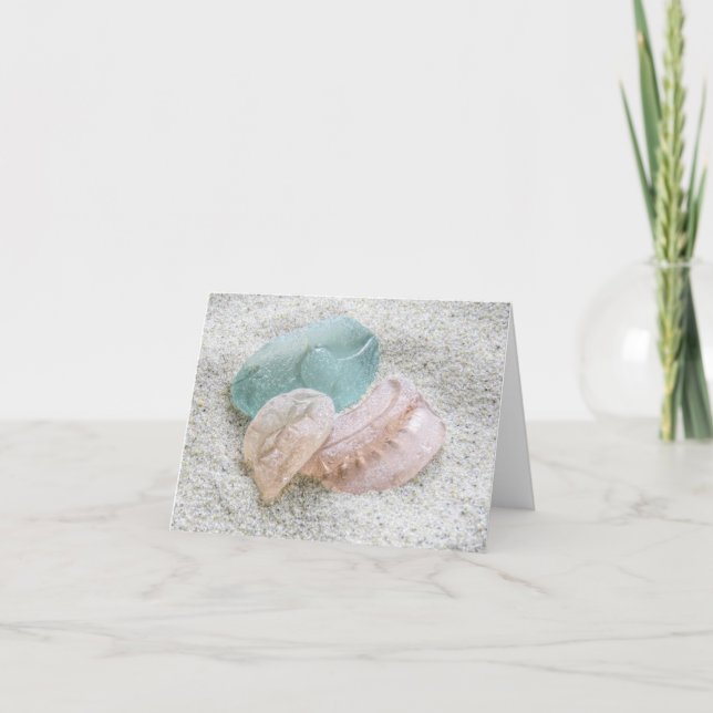 Cartão Notecard - Vidro marinho nos pastos (Frente)