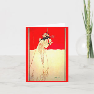 Cartão Notecard-Vintage Illustration-Aubrey Beardsley 8
