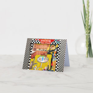 Cartão Notecard, você não é velho. Você é vintage