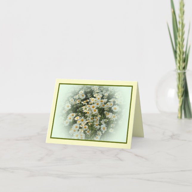 Cartão Notecard with Floral Print (Frente)