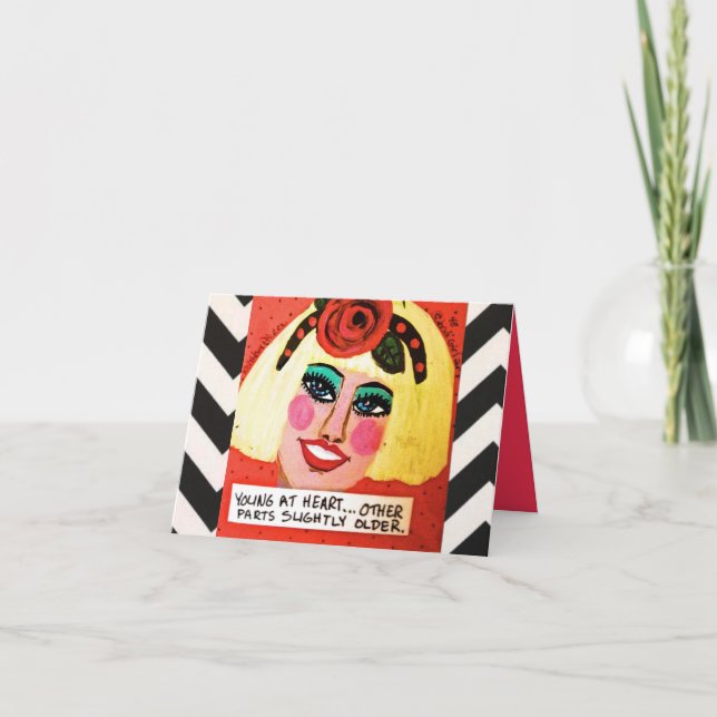 CARTÃO NOTECARD-YOUNG AT HEART (Frente)