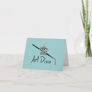Cartão Notecards "Art Diva"