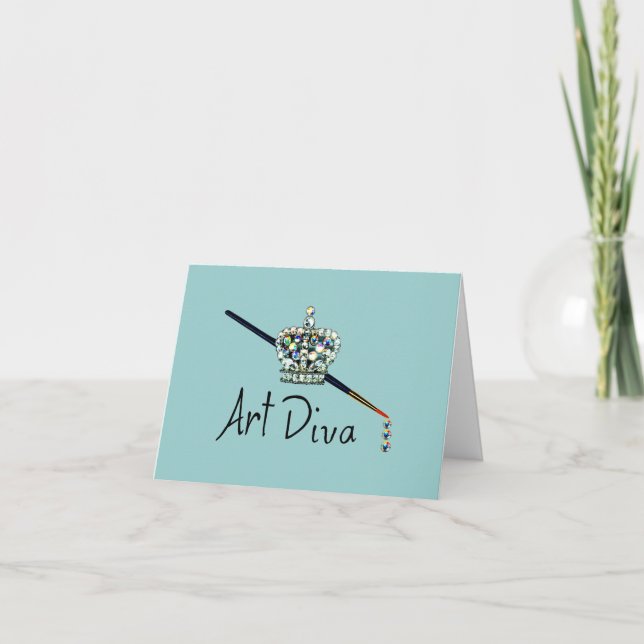 Cartão Notecards "Art Diva" (Frente)