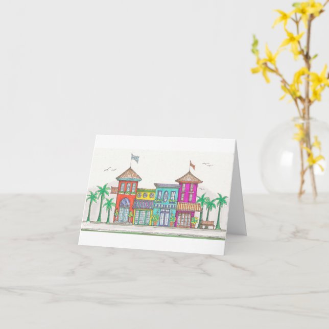 Cartão Notecards Tropicais (Flor Amarela)