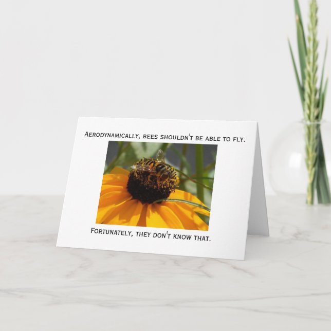 Cartão Nothing is Impossible Note Card (Frente)