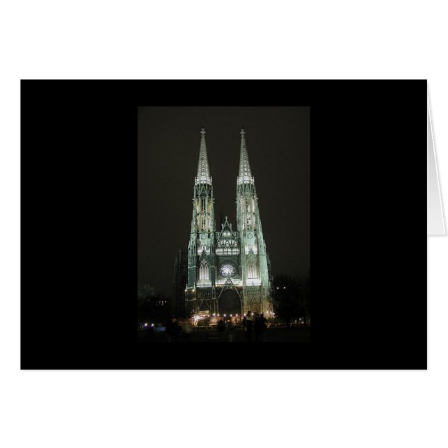 Cartão Notre Dame Church (Frente Horizontal)