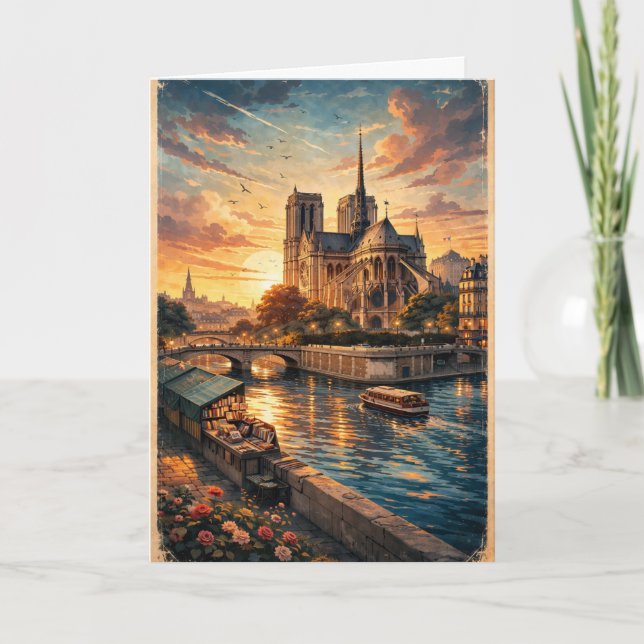 Cartão Notre Dame Paris (Frente)