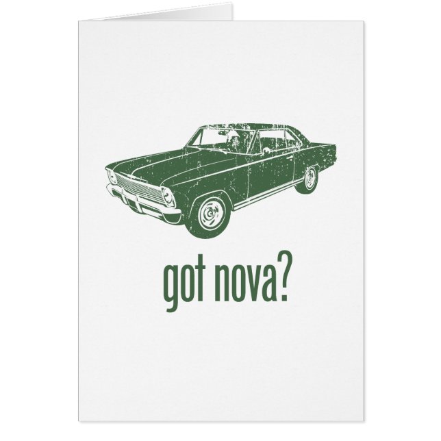Cartão Nova 1966 de Chevrolet SS (Frente)