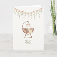 Nova Baby Girl Sweet Boho Crib Card
