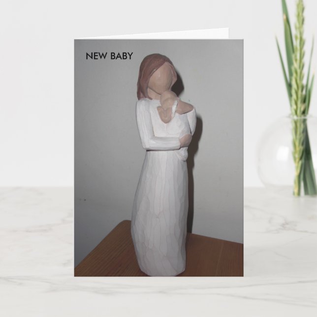 Cartão NOVA BABY mãe orgulhosa (Frente)