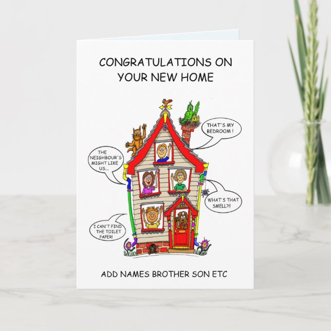 Cartão Nova Casa (Frente)