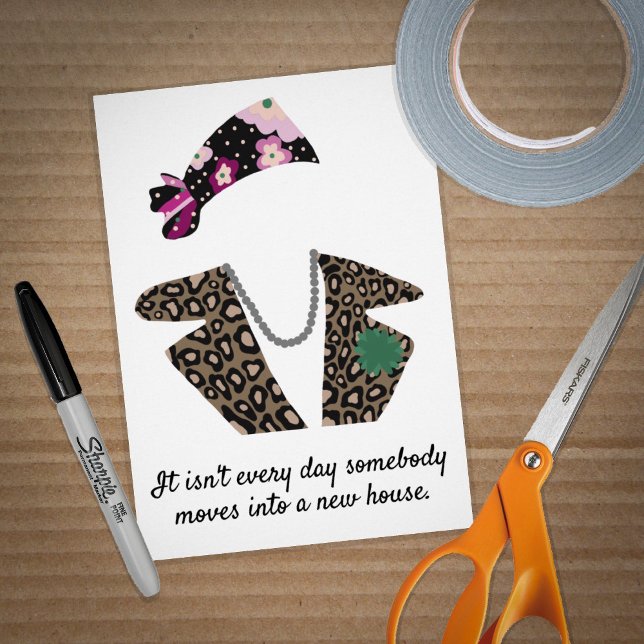 Cartão Nova Casa não é todo dia que alguém se move (Criador carregado)