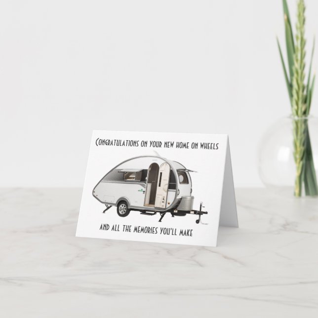 CARTÃO ****NOVA CASA SOBRE RODAS*** PARABÉNS (Frente)