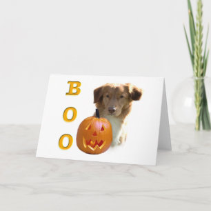 Cartão Nova Escócia Halloween BOO