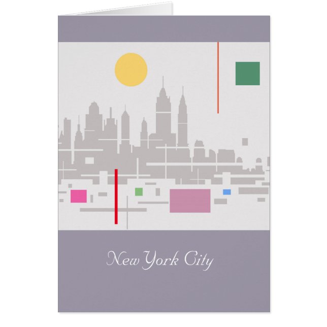 Cartão Nova Iorque (Frente)