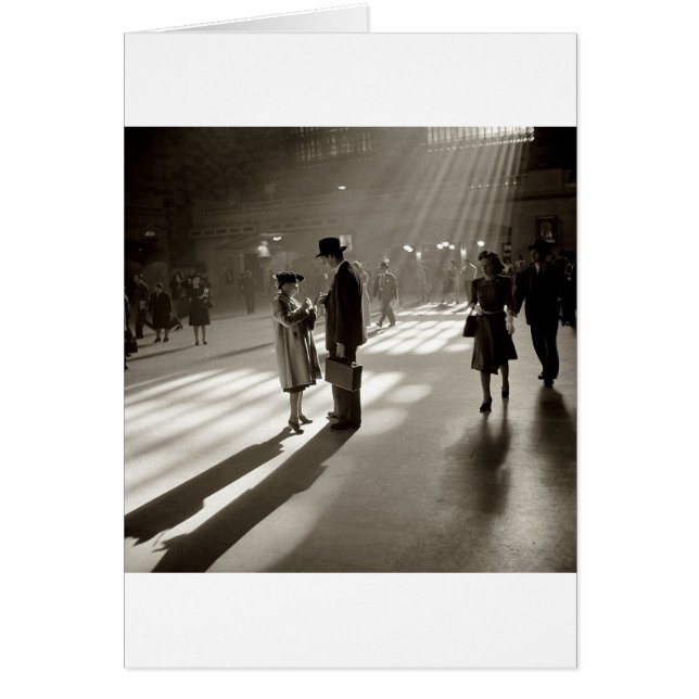 Cartão Nova Iorque de Vintage (Frente)