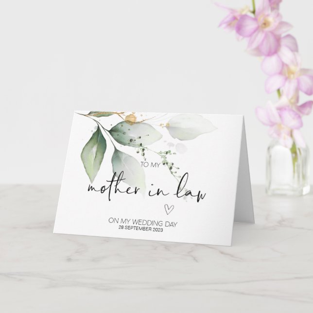 Cartão Nova Mãe no Casamento de Direito Obrigado do Carro (Orquídea)