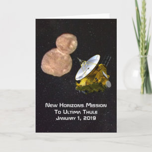 Cartão Nova Missão Horizonte para a Tule Ultima