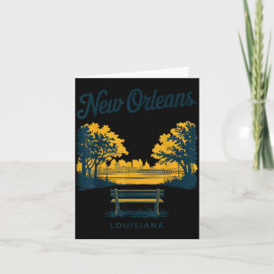 Cartão Nova Orleans Louisiana Vista Cênica de Viagem Vint