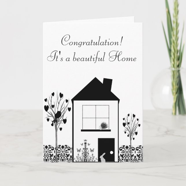 Cartão Nova placa doméstica (Frente)