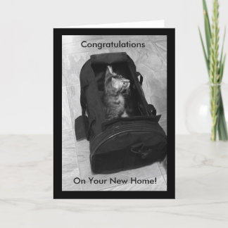 Cartão Nova placa doméstica