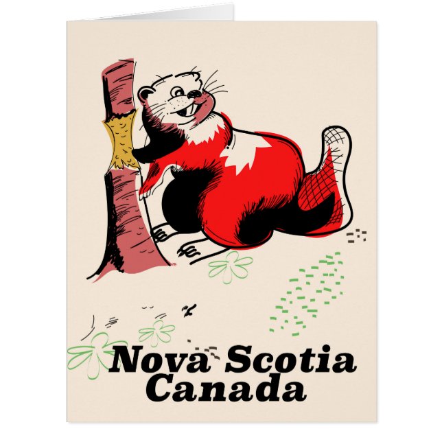 Cartão Nova Scotia canadá (Frente)