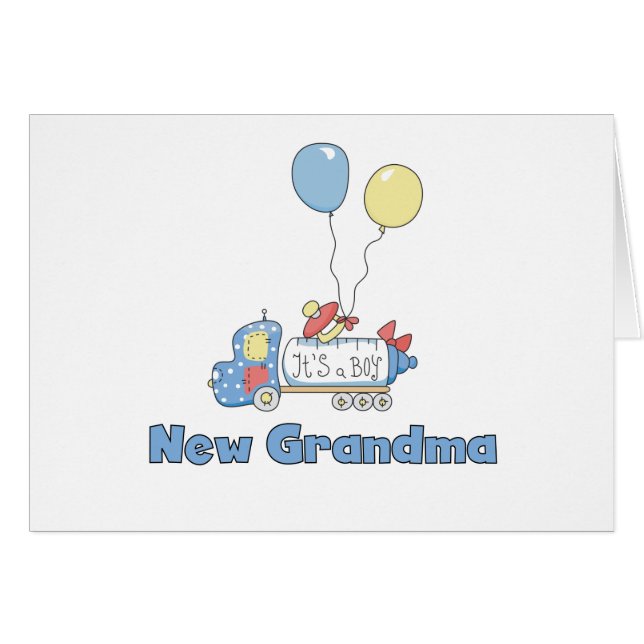 Cartão Nova vovó de Camisetas e presentes (Frente Horizontal)