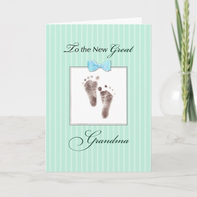 Cartão Nova vovó Excelente do Avô Excelente do Futuro Ver (Frente)