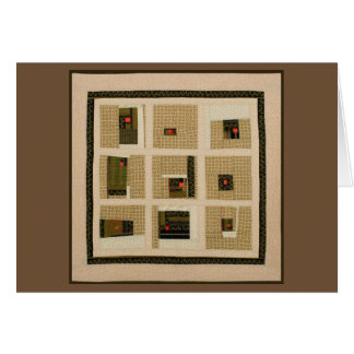 Cartão Nove pontos vermelhos