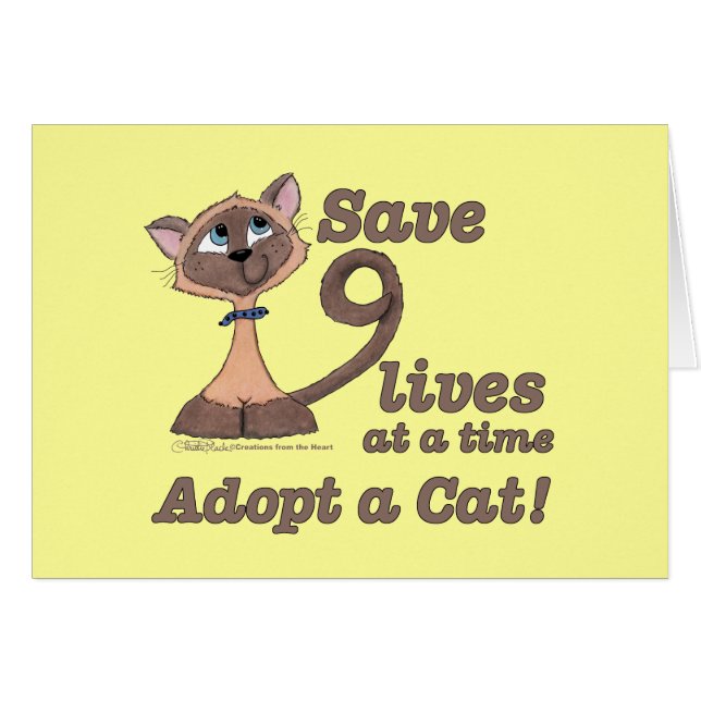 Cartão Nove Vidas (Frente Horizontal)