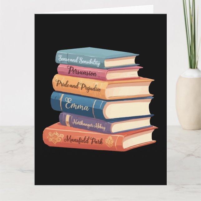 Cartão Novelas de Jane Austen VII (Frente)