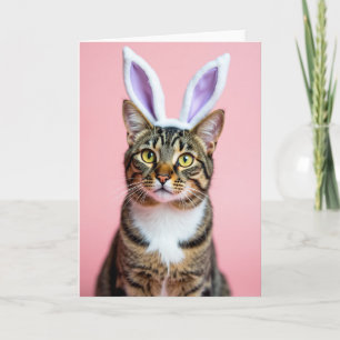 Cartão Novidade Gato Com Orelhas