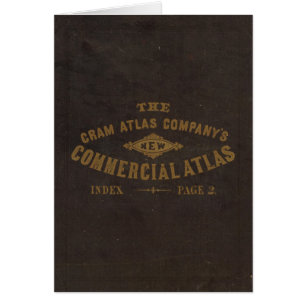 Cartão Novo atlas comercial, Estados Unidos