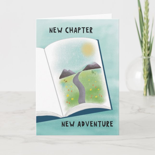 Cartão Novo Capítulo Nova Aventura (Frente)