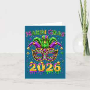 Cartão Novo Chapéu de Bobo do Carnaval das Mulheres Orlea
