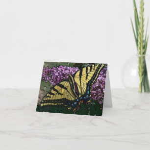 Cartão Novo Dia dos Jardins Notecard Swallowtail W