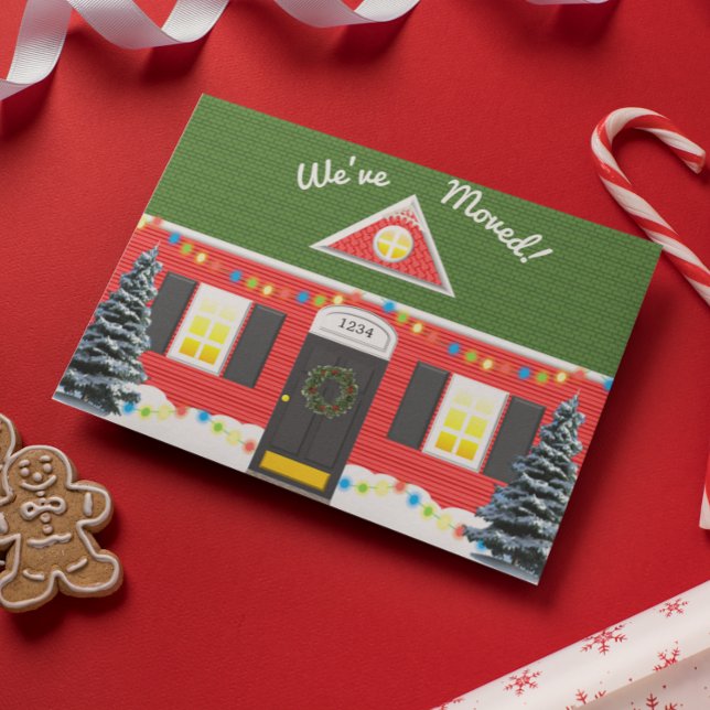 Cartão novo do endereço da casa de férias (Criador carregado)