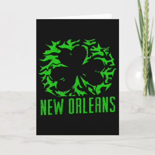 Cartão Novo Orleans La Cidade Trevo St Patricks Orgulho I
