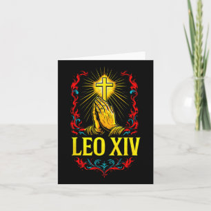 Cartão Novo Papa Leo Xiv
