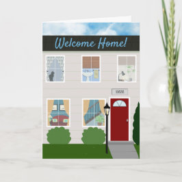 Cartão Novos Parabéns de Aquecimento de Casa