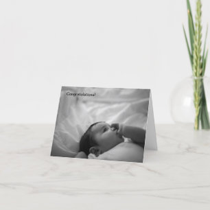 Cartão Novos parabéns para bebês