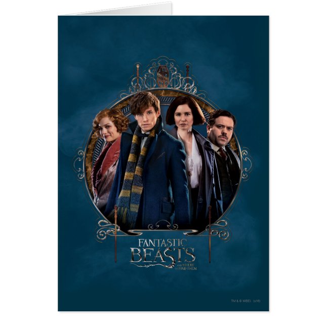 Cartão NOWT SCAMANDER™ e Arte da Empresa Quadro Nouveau (Frente)