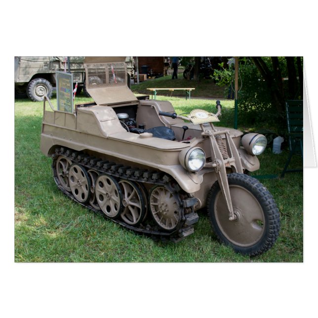 Cartão NSU Kettenkrad (Frente Horizontal)